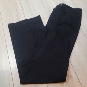 Michael Kors Women's Wide Leg Mid Rise Black Dress Pants Size 6 Business Casual